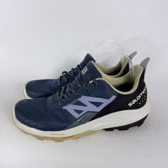 Salomon Outpulse GTX Hiking Trail Sneakers Womens 10 Blue Indigo Lace-Up Low Top - Picture 5 of 10